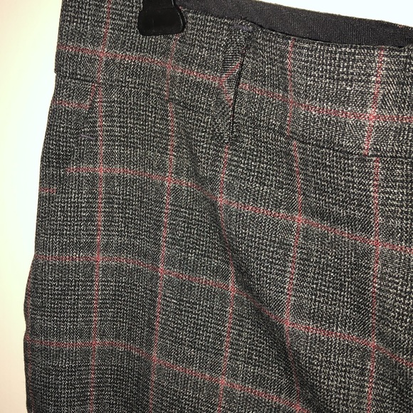 Pink and grey plaid pants - Picture 2 of 5